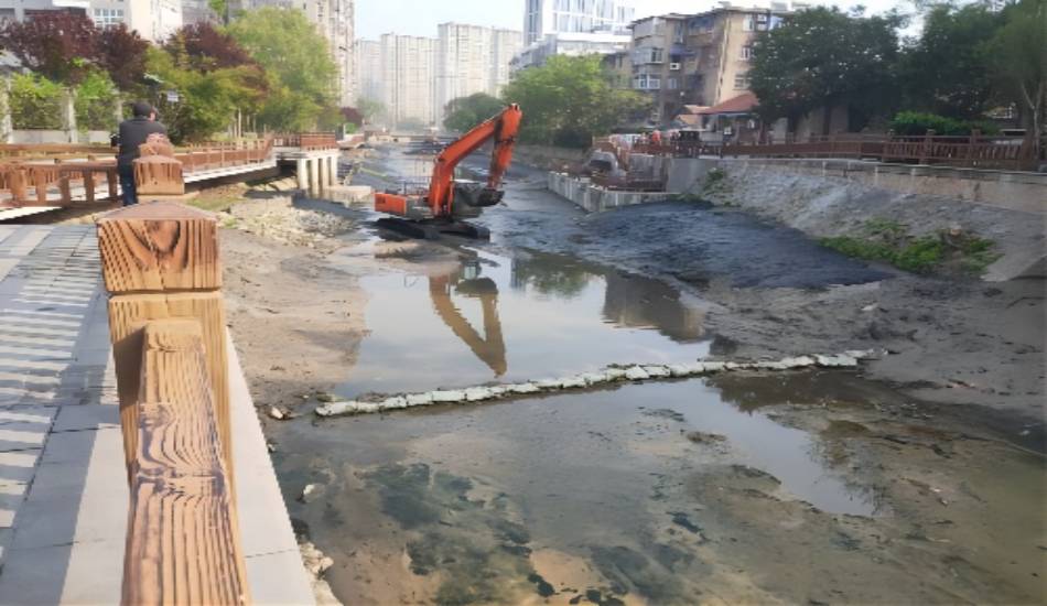 南京市鼓楼区金川河水环境提升清水浅流工程正式开工